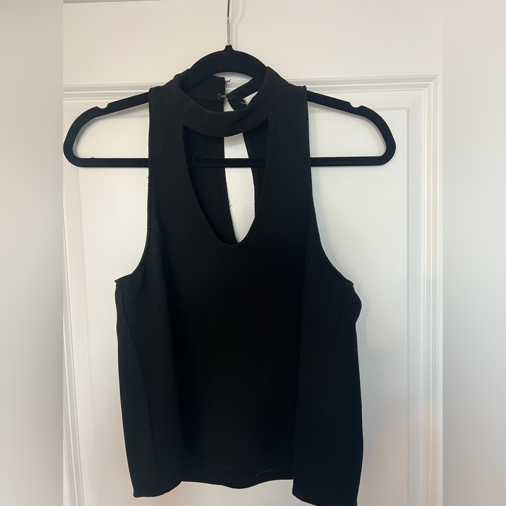Market Miami cropped mock neck tank